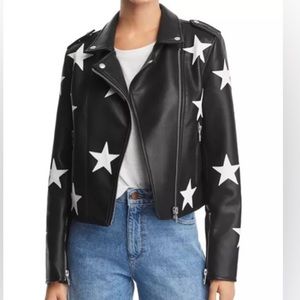 BLANK NYC Star Leather Jacket